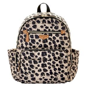 TWELVElittle Copmanion Diaper Bag Backpack in Leopard Print 2.0